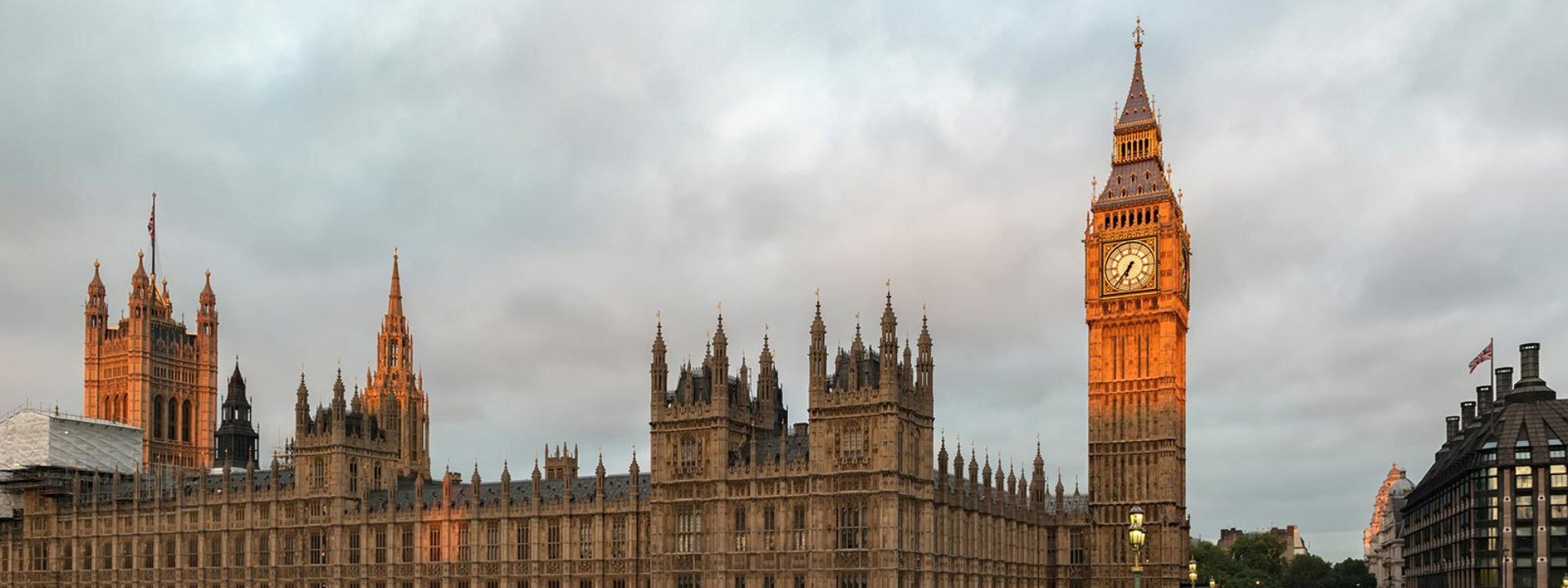 London city view with Big Ben