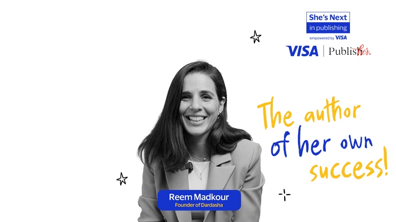 She's Next in Publishing UAE 2024 - winner Reem Madkour. The author of her own success